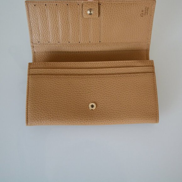 NWT GUCCI LEATHER CONTINENTAL WALLET - Picture 4 of 10